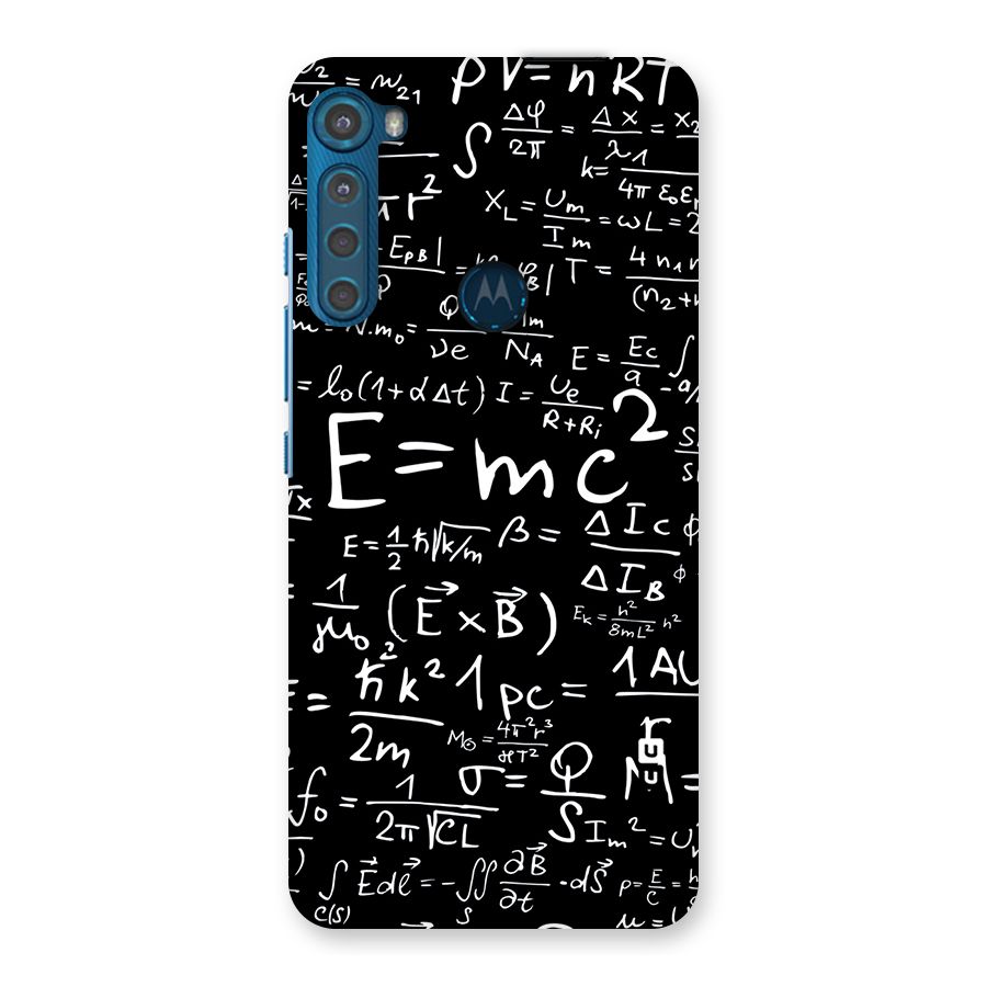 Physics Equation Back Case for Motorola One Fusion Plus