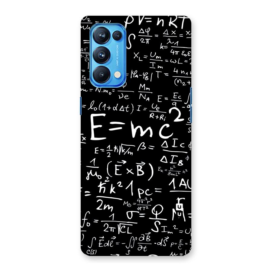 Physics Equation Back Case for Oppo Reno5 Pro 5G