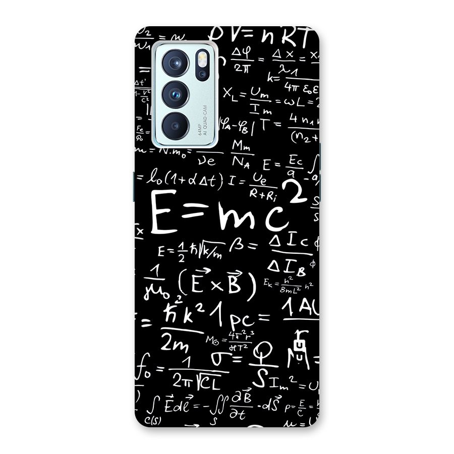 Physics Equation Back Case for Oppo Reno6 Pro 5G