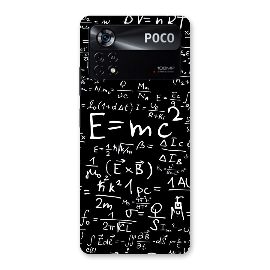 Physics Equation Back Case for Poco X4 Pro 5G