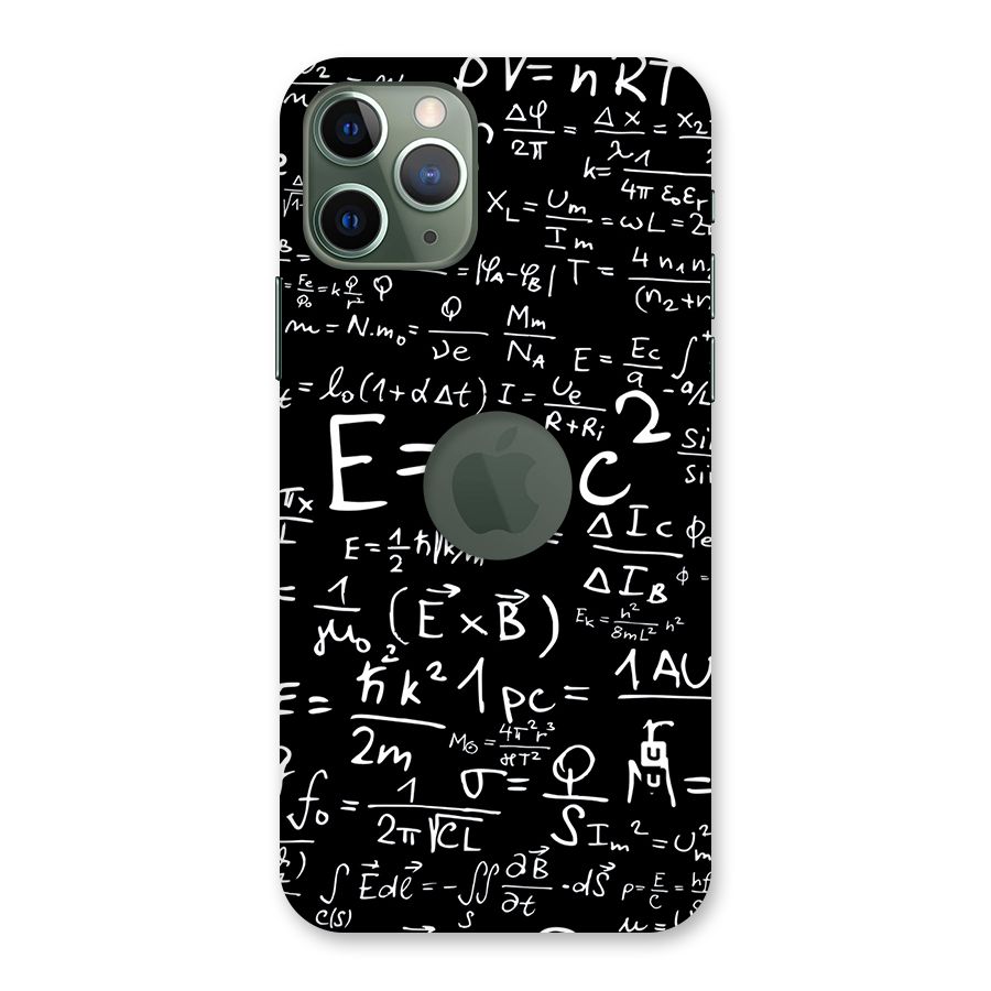 Physics Equation Back Case for iPhone 11 Pro Logo  Cut