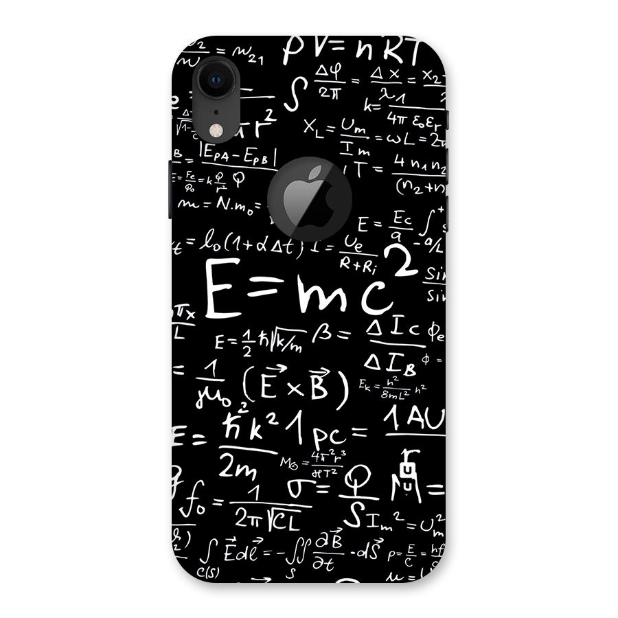 Physics Equation Back Case for iPhone XR Logo Cut