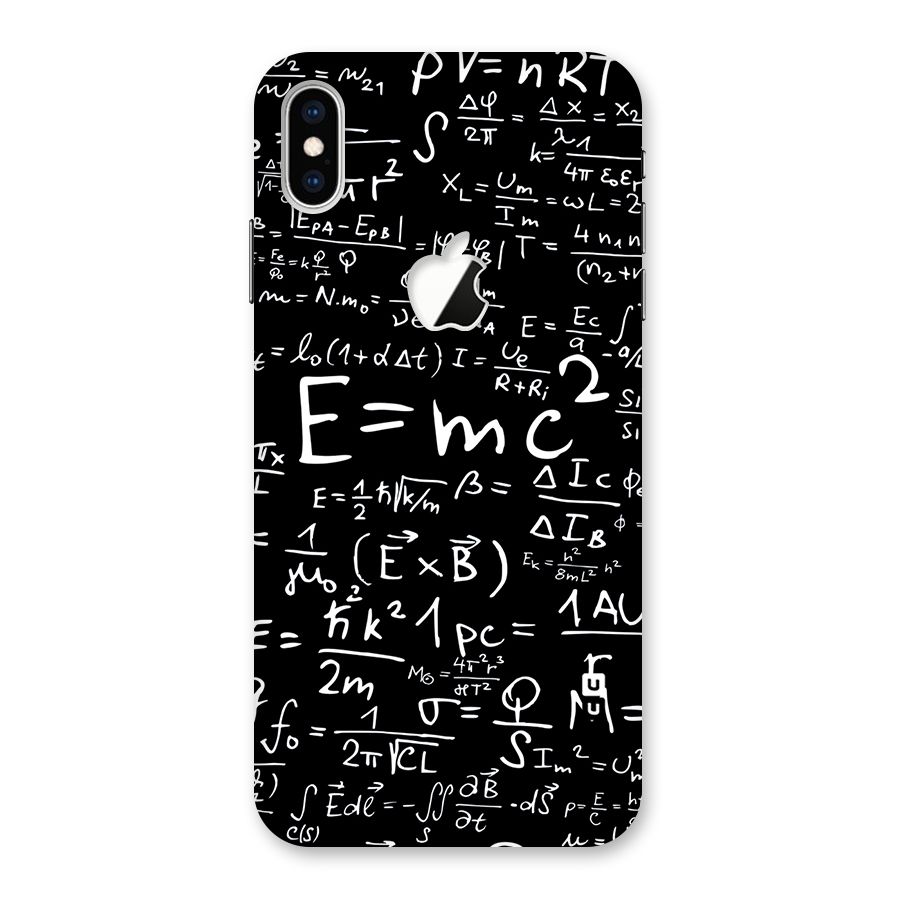 Physics Equation Back Case for iPhone XS Max Apple Cut