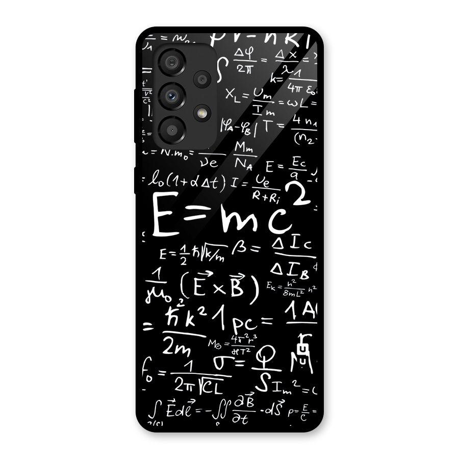Physics Equation Glass Back Case for Galaxy A33 5G