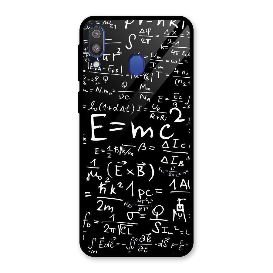 Physics Equation Glass Back Case for Galaxy M20
