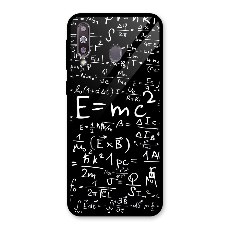 Physics Equation Glass Back Case for Galaxy M30