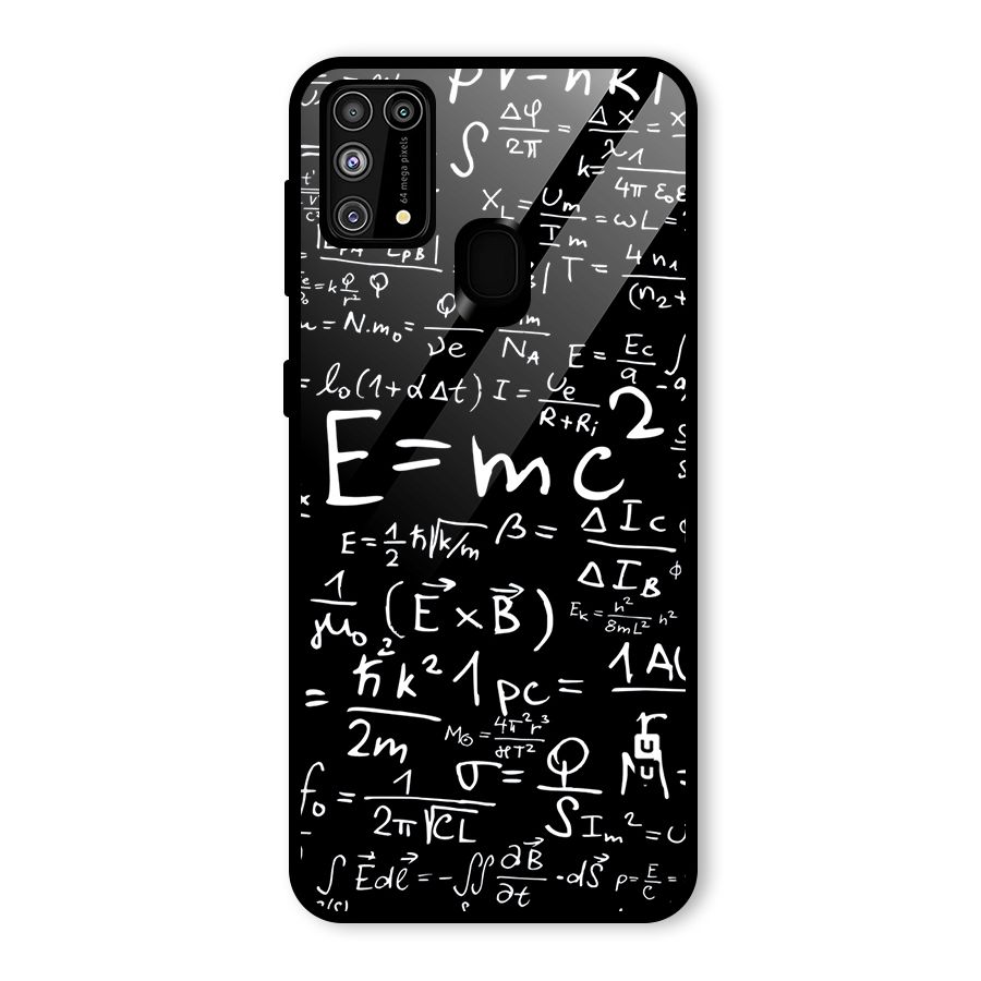 Physics Equation Glass Back Case for Galaxy M31