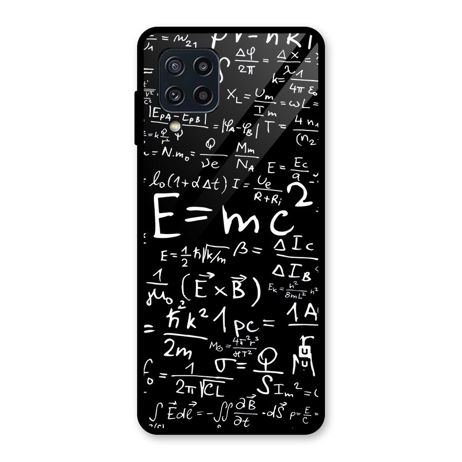 Physics Equation Glass Back Case for Galaxy M32