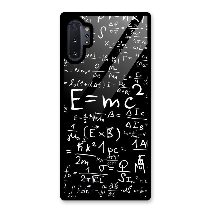 Physics Equation Glass Back Case for Galaxy Note 10 Plus