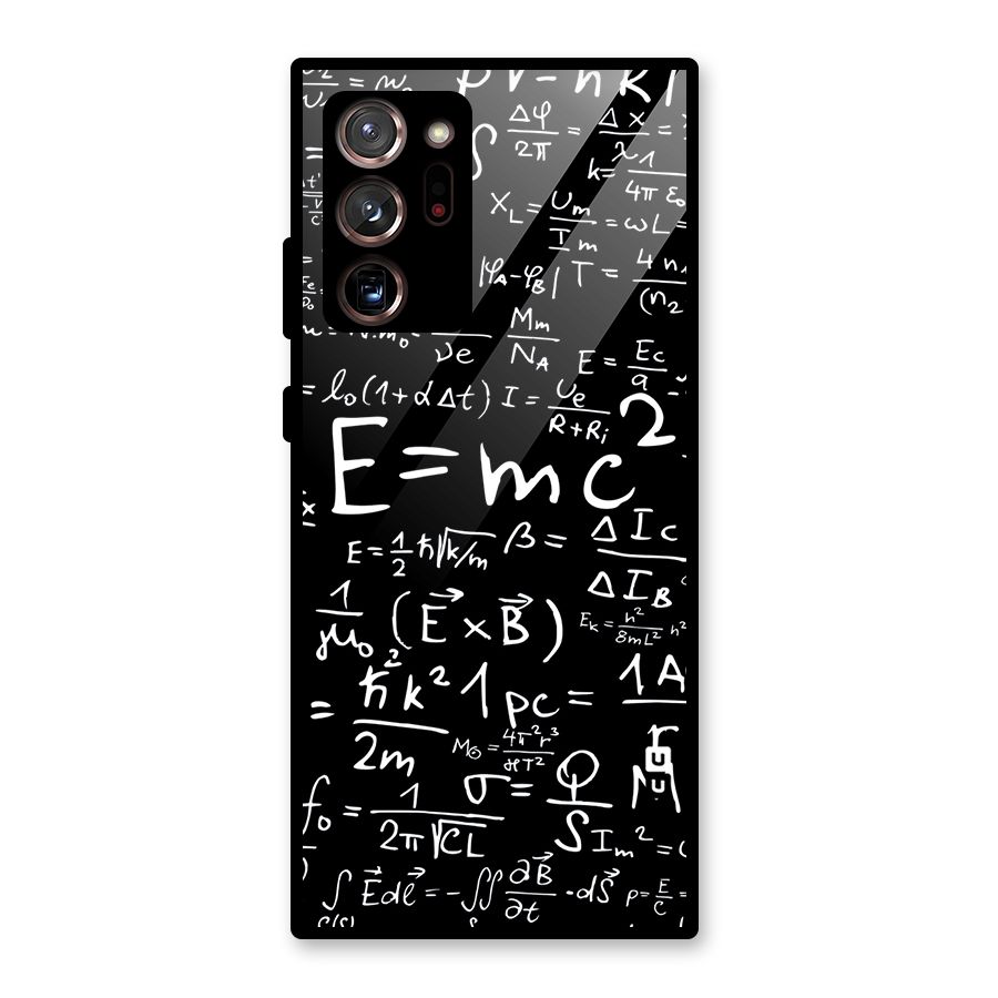 Physics Equation Glass Back Case for Galaxy Note 20 Ultra