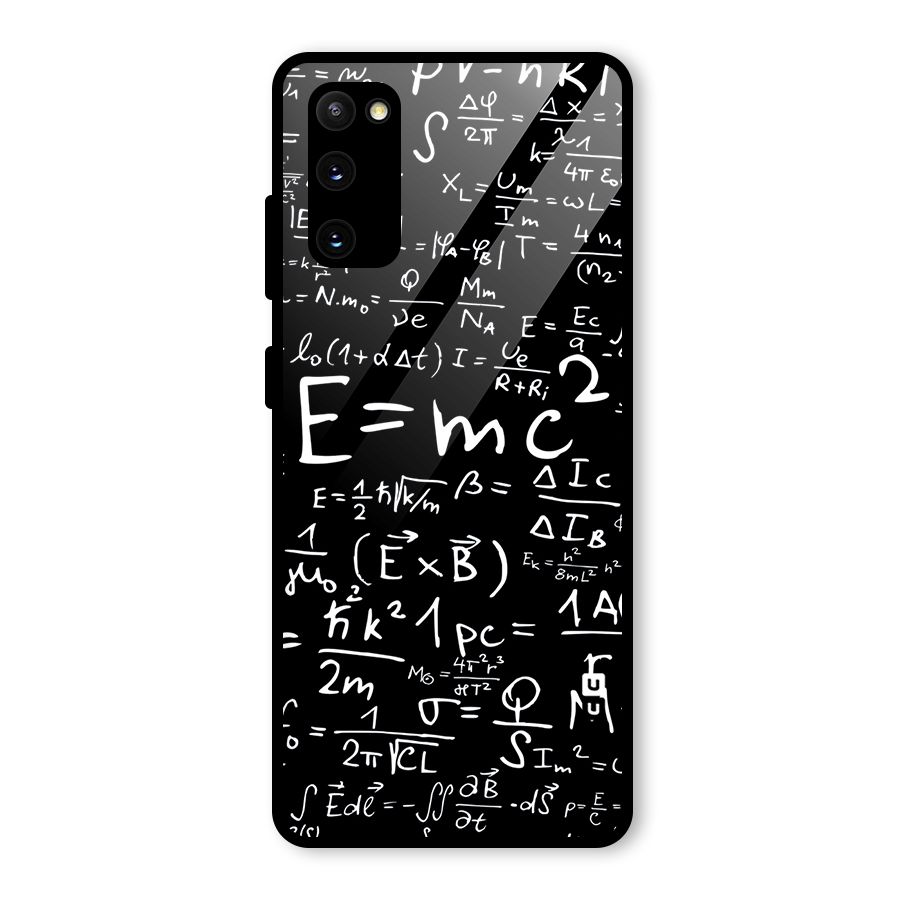 Physics Equation Glass Back Case for Galaxy S20 FE 5G