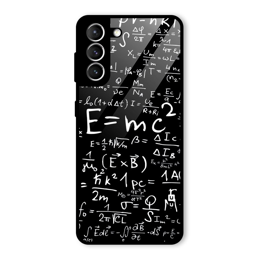 Physics Equation Glass Back Case for Galaxy S21 5G