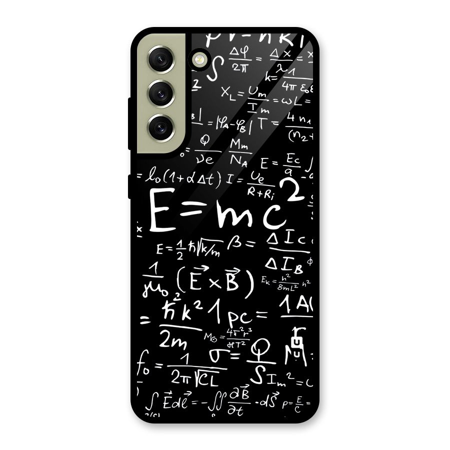 Physics Equation Glass Back Case for Galaxy S21 FE 5G