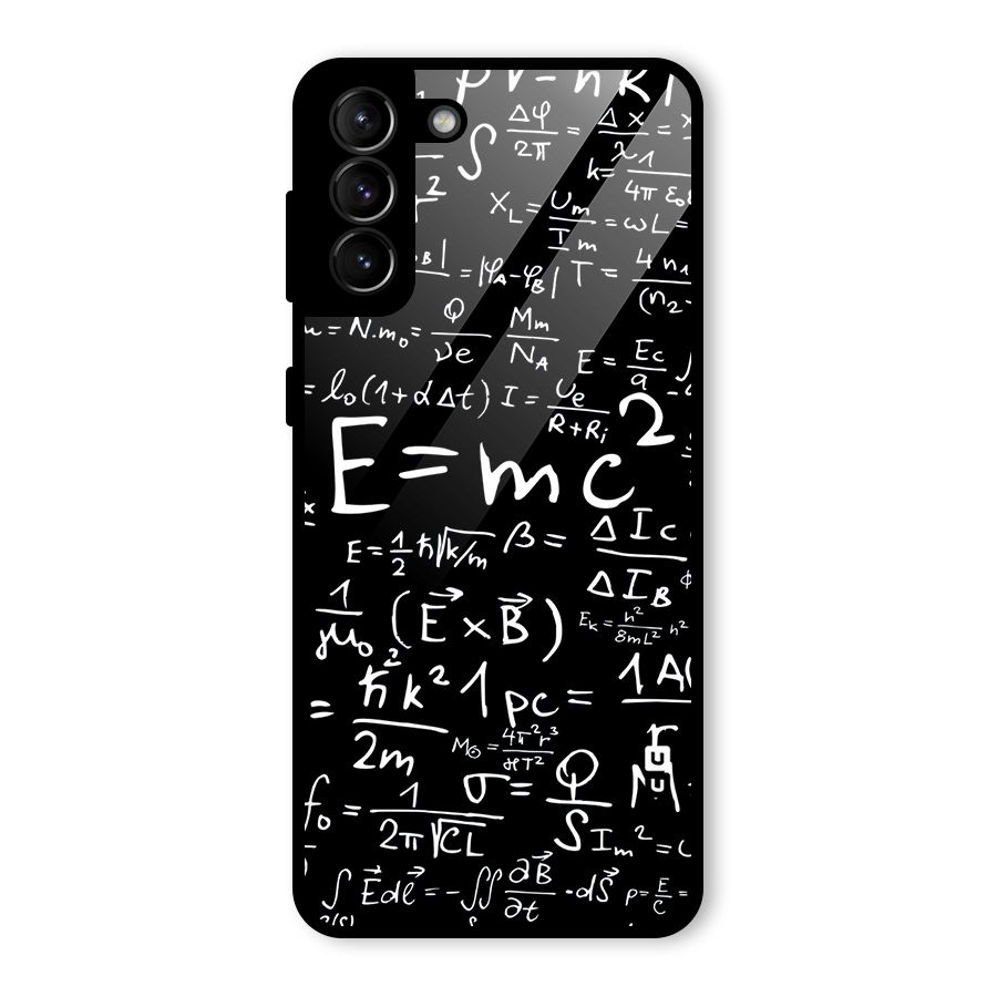 Physics Equation Glass Back Case for Galaxy S21 Plus