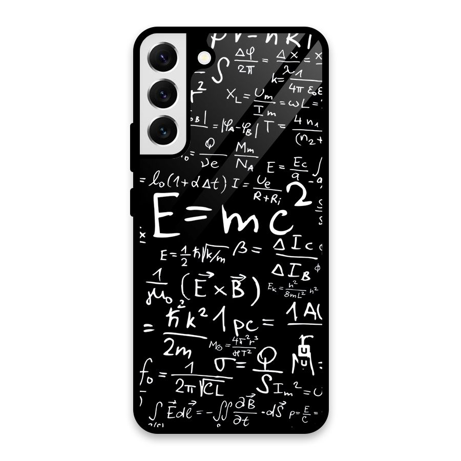 Physics Equation Glass Back Case for Galaxy S22 Plus 5G
