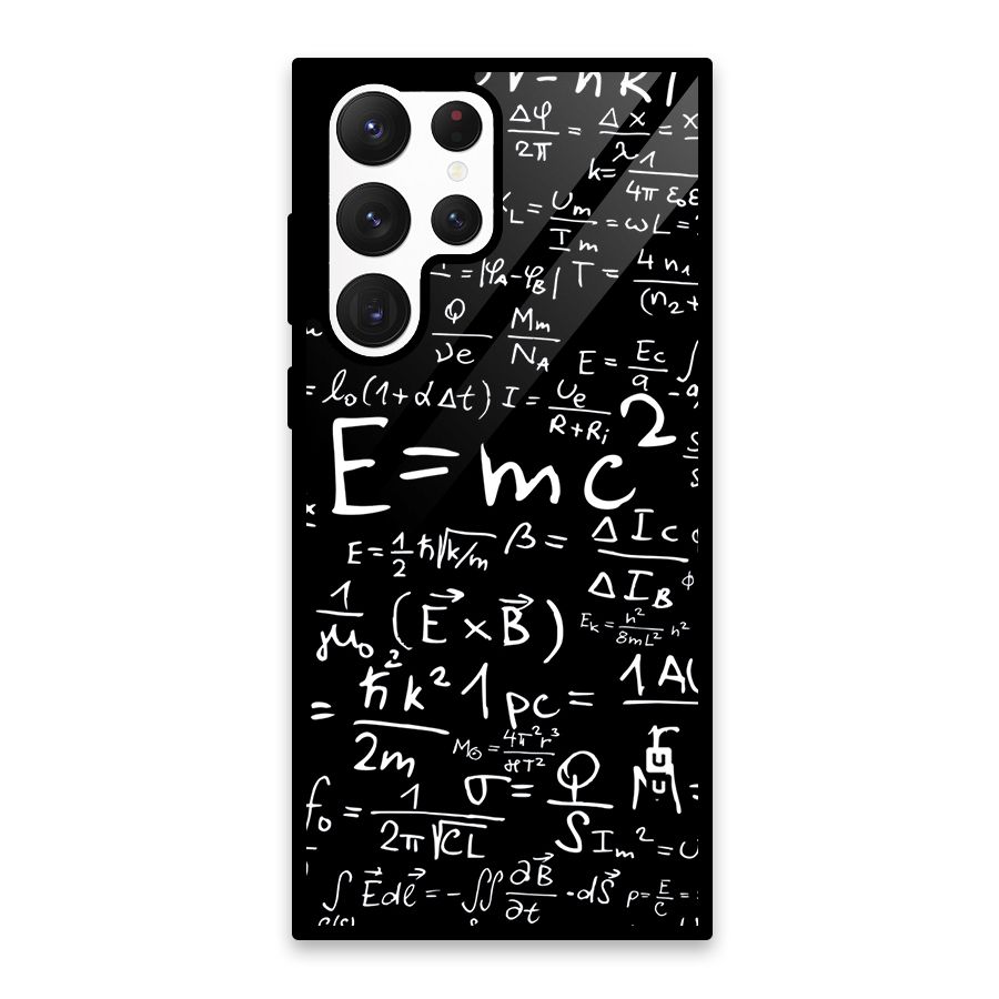 Physics Equation Glass Back Case for Galaxy S22 Ultra 5G
