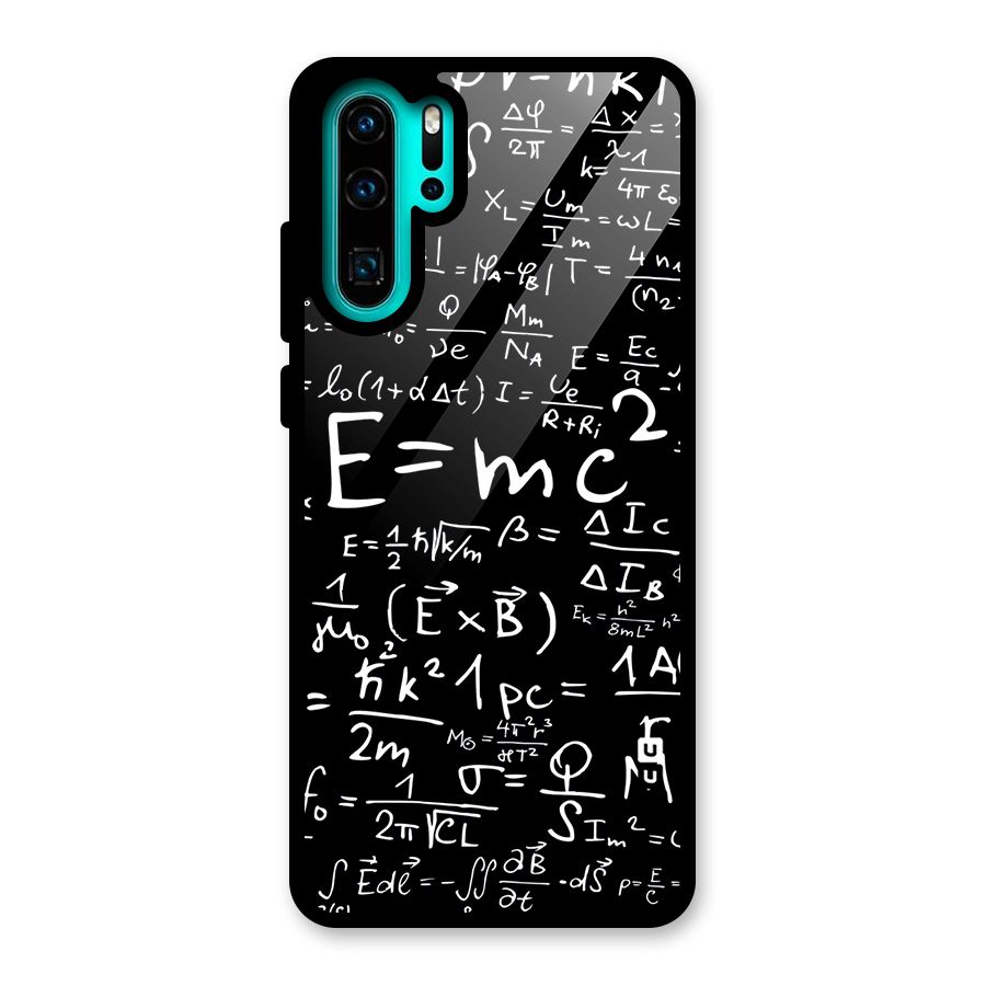 Physics Equation Glass Back Case for Huawei P30 Pro