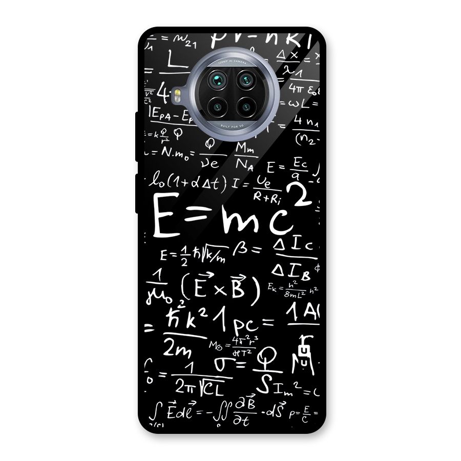 Physics Equation Glass Back Case for Mi 10i