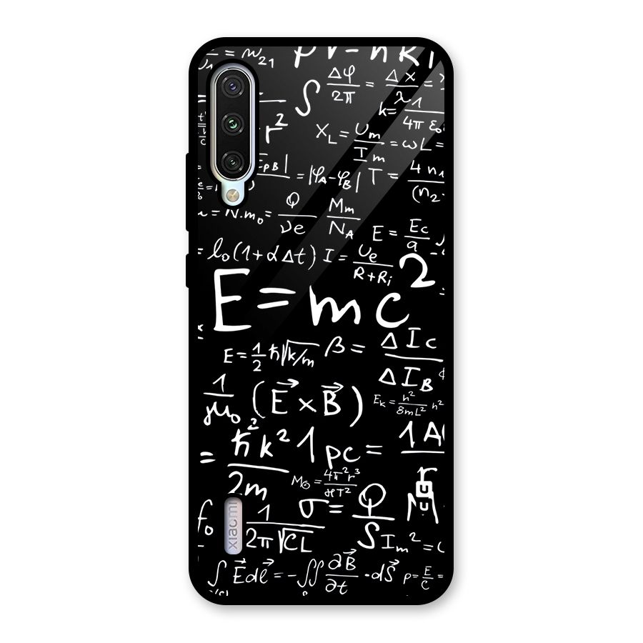 Physics Equation Glass Back Case for Mi A3