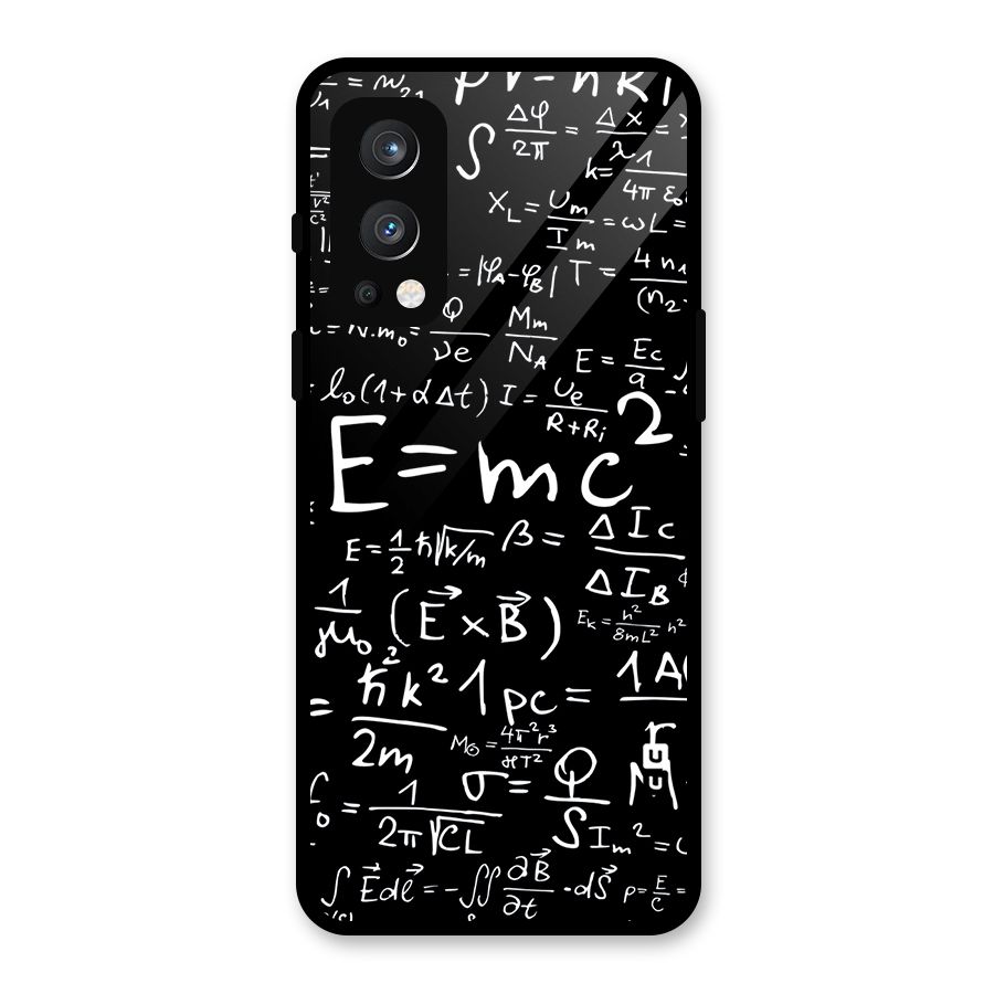Physics Equation Glass Back Case for OnePlus Nord 2 5G