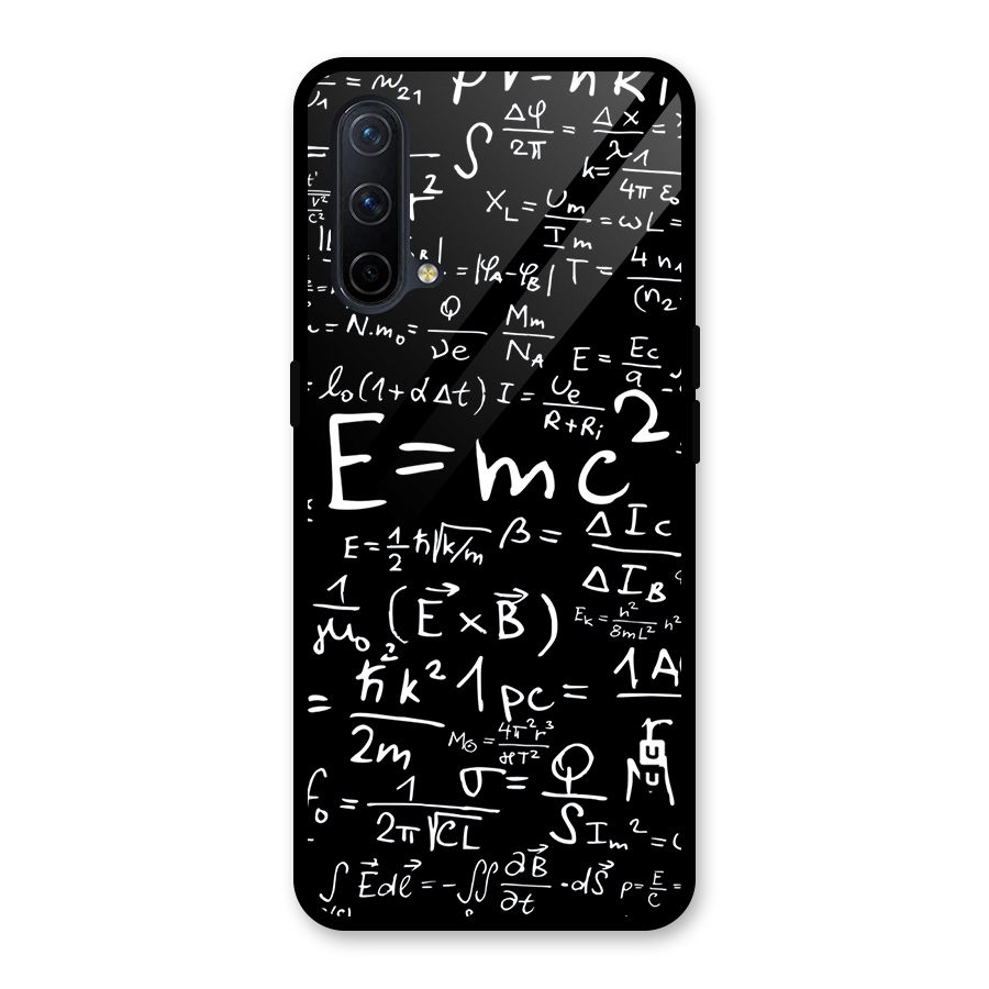 Physics Equation Glass Back Case for OnePlus Nord CE 5G