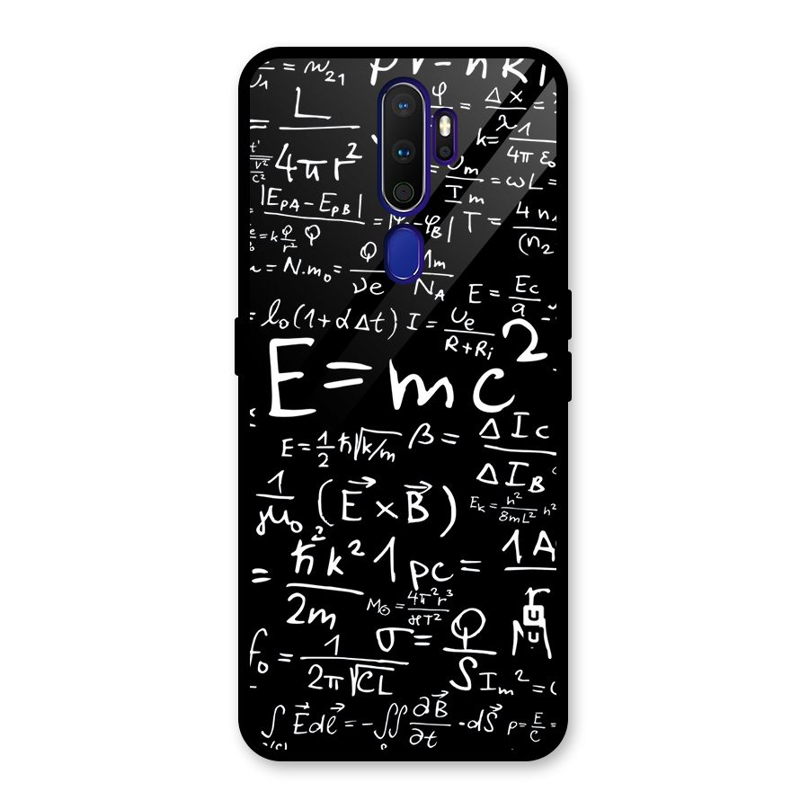 Physics Equation Glass Back Case for Oppo A9 (2020)