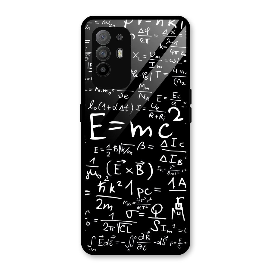 Physics Equation Glass Back Case for Oppo F19 Pro Plus 5G