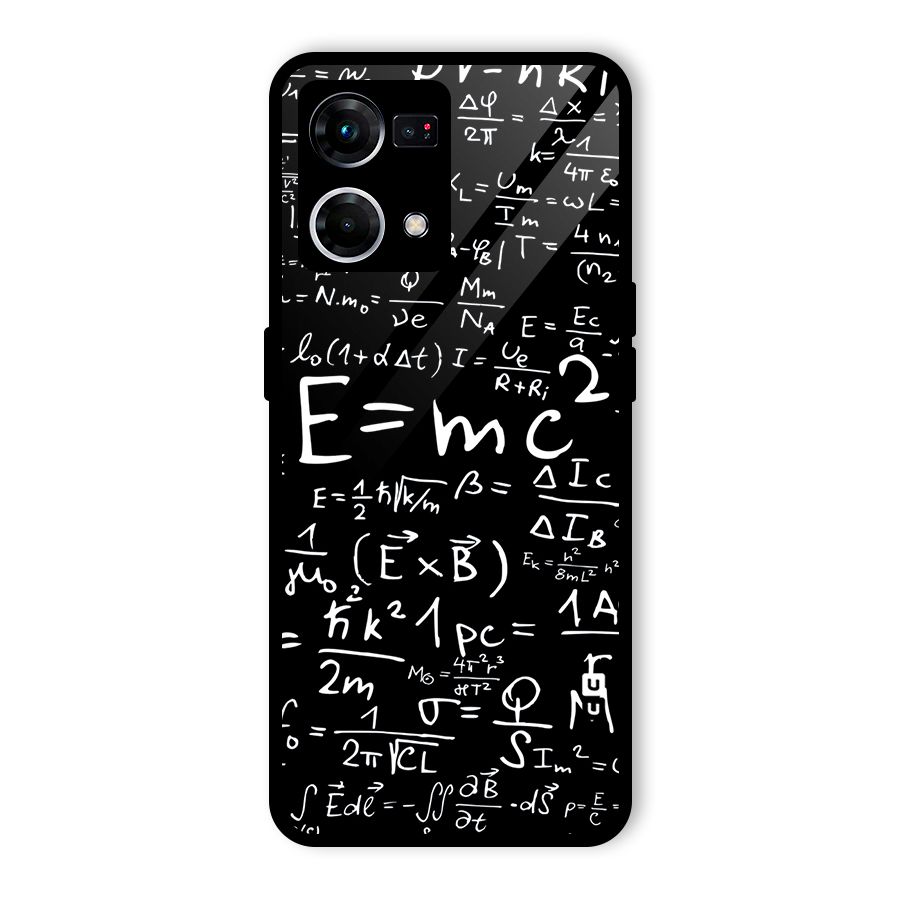 Physics Equation Glass Back Case for Oppo F21 Pro 5G