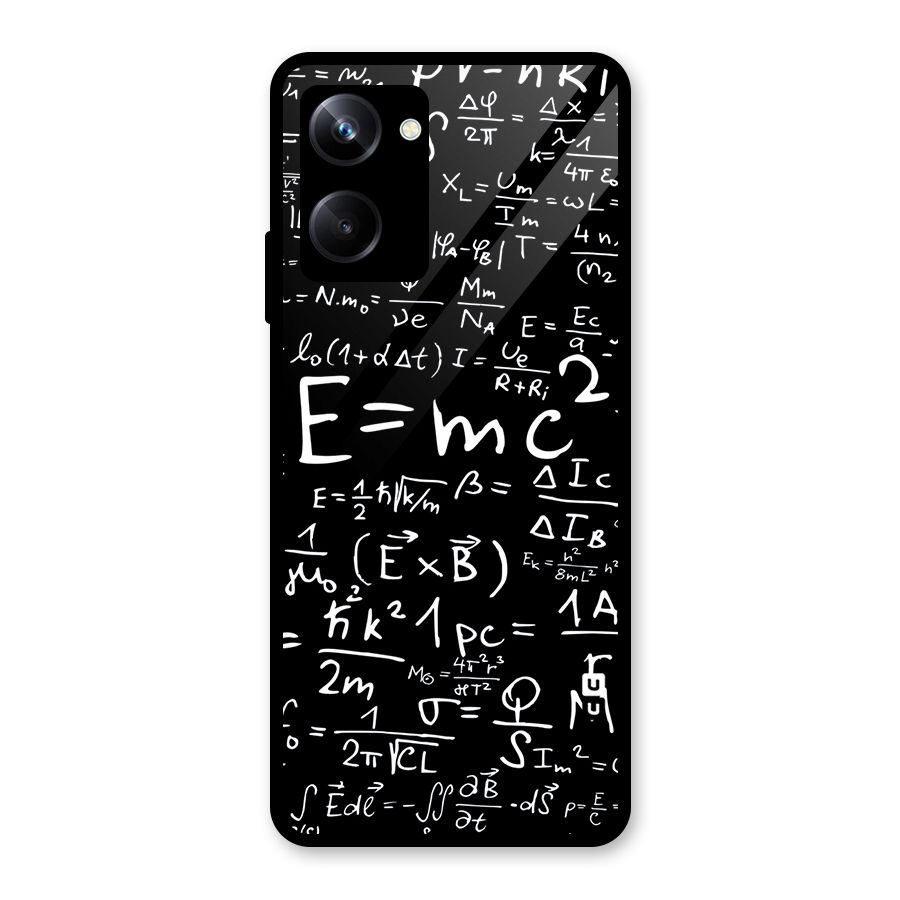 Physics Equation Glass Back Case for Realme 10 Pro