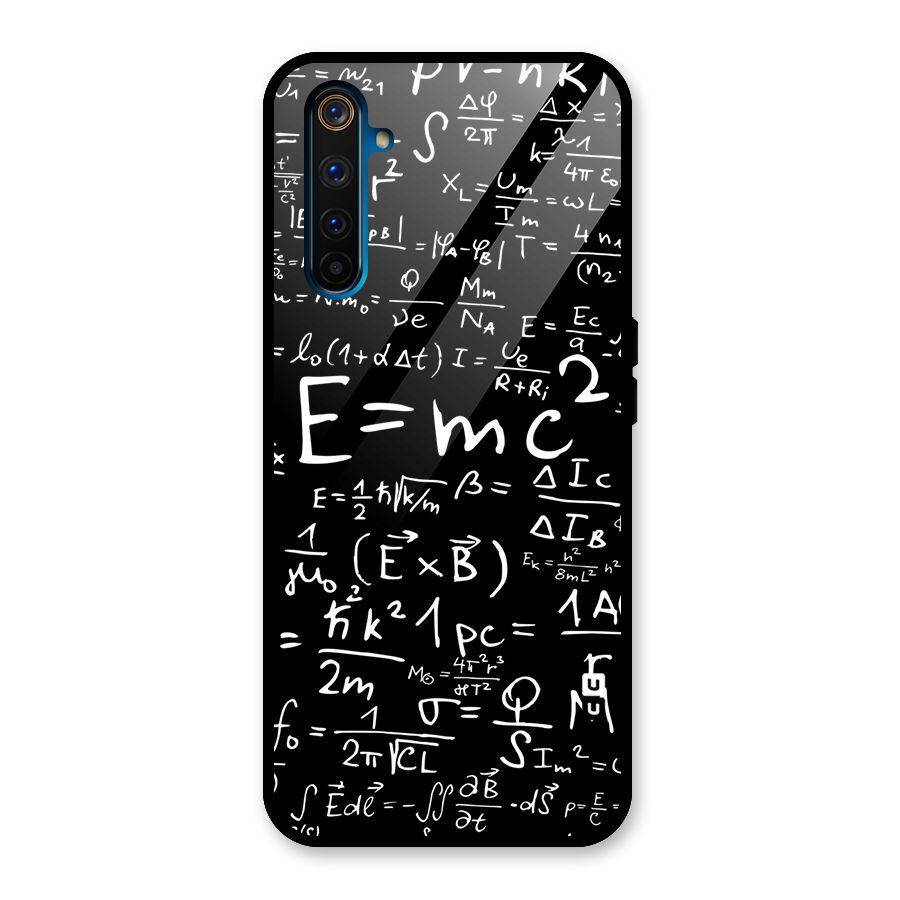 Physics Equation Glass Back Case for Realme 6 Pro
