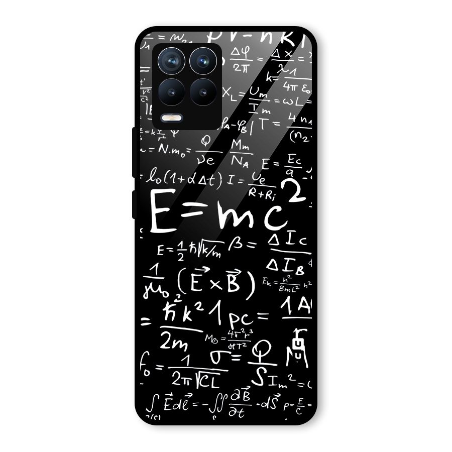 Physics Equation Glass Back Case for Realme 8