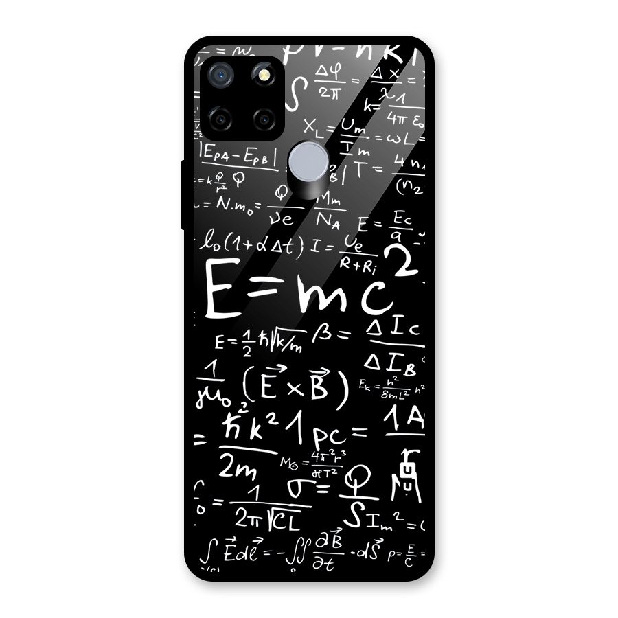 Physics Equation Glass Back Case for Realme C12