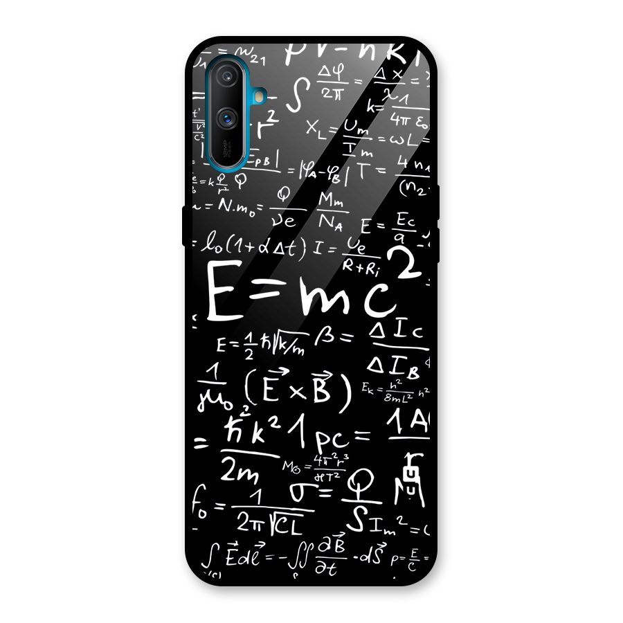 Physics Equation Glass Back Case for Realme C3