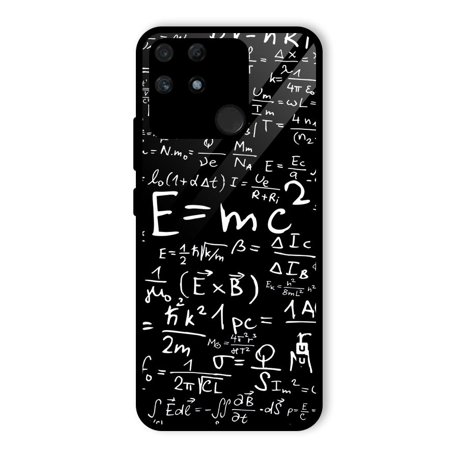 Physics Equation Glass Back Case for Realme Narzo 50A