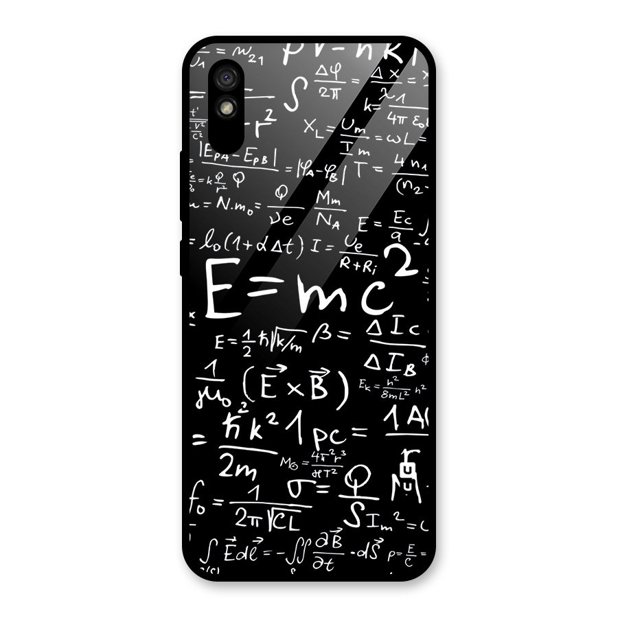 Physics Equation Glass Back Case for Redmi 9i