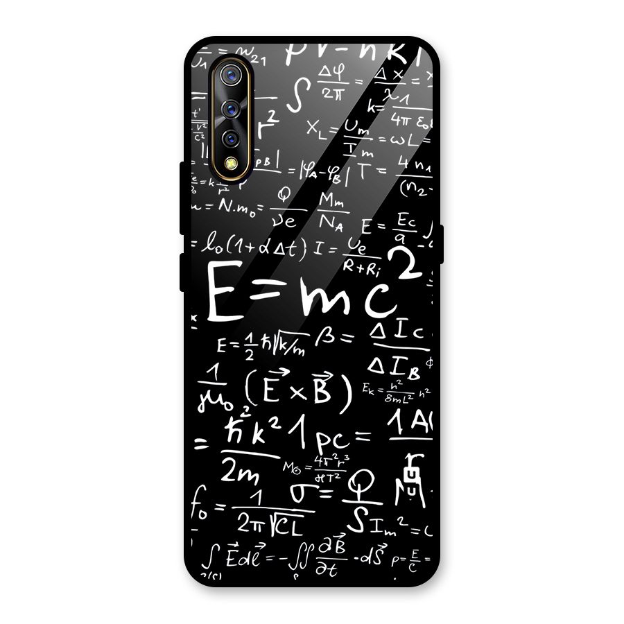 Physics Equation Glass Back Case for Vivo S1
