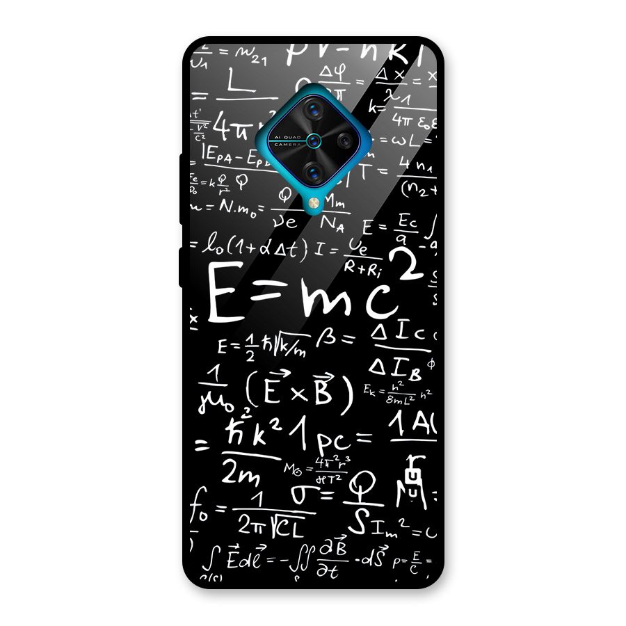 Physics Equation Glass Back Case for Vivo S1 Pro