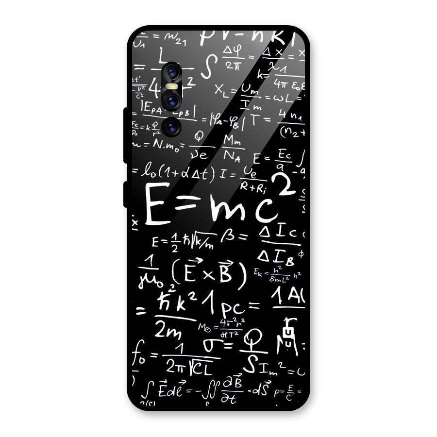 Physics Equation Glass Back Case for Vivo V15 Pro