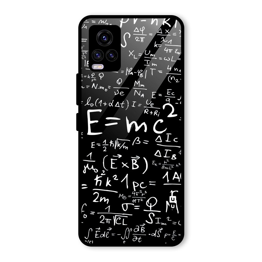 Physics Equation Glass Back Case for Vivo V20