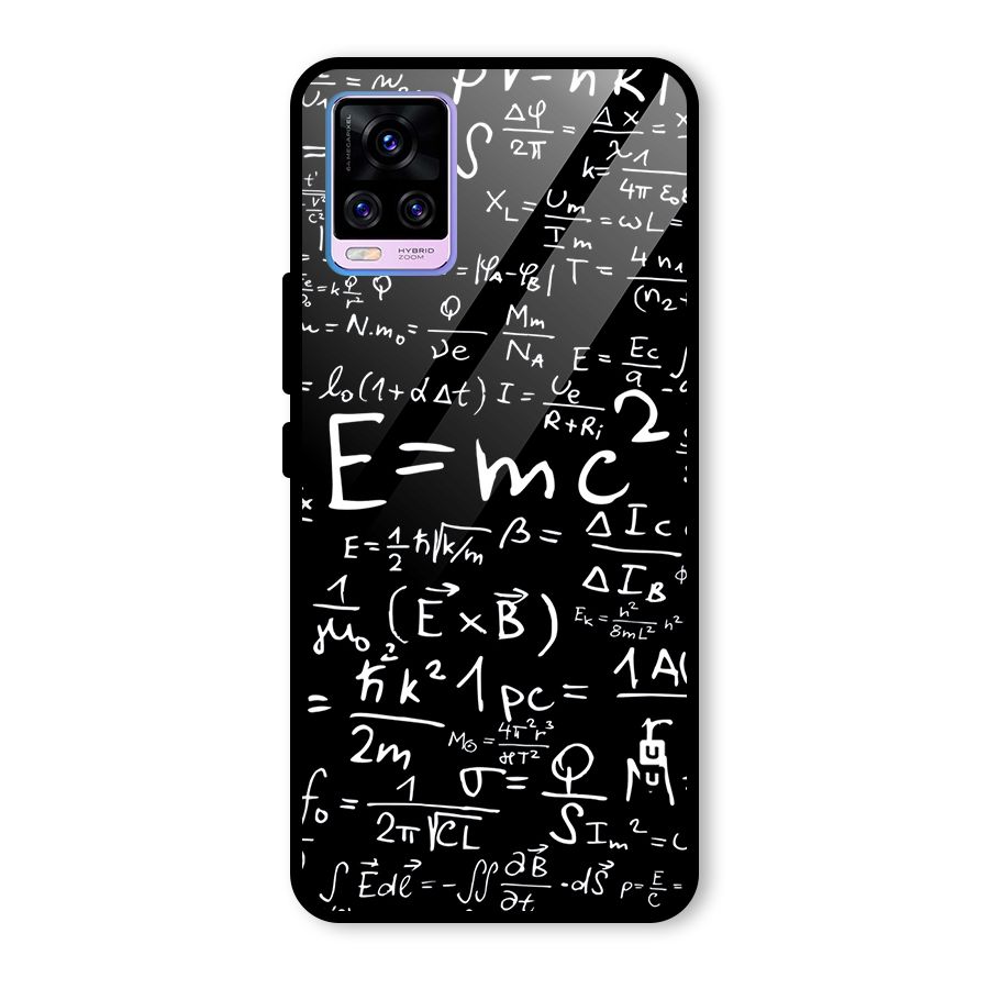 Physics Equation Glass Back Case for Vivo V20 Pro