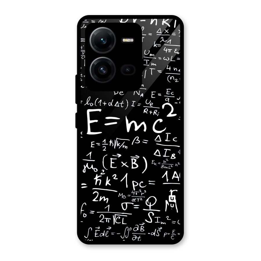 Physics Equation Glass Back Case for Vivo V25