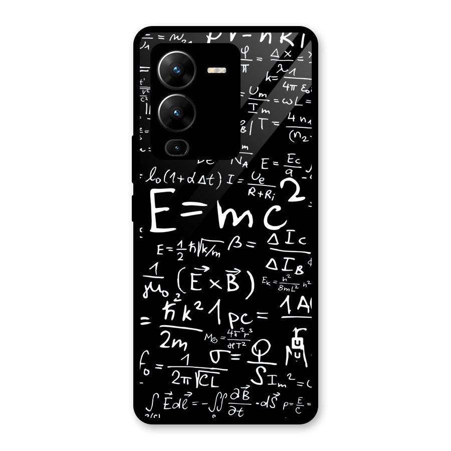 Physics Equation Glass Back Case for Vivo V25 Pro