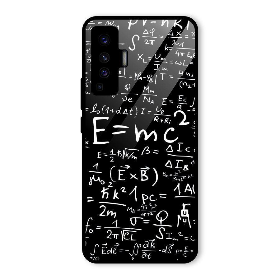 Physics Equation Glass Back Case for Vivo X50