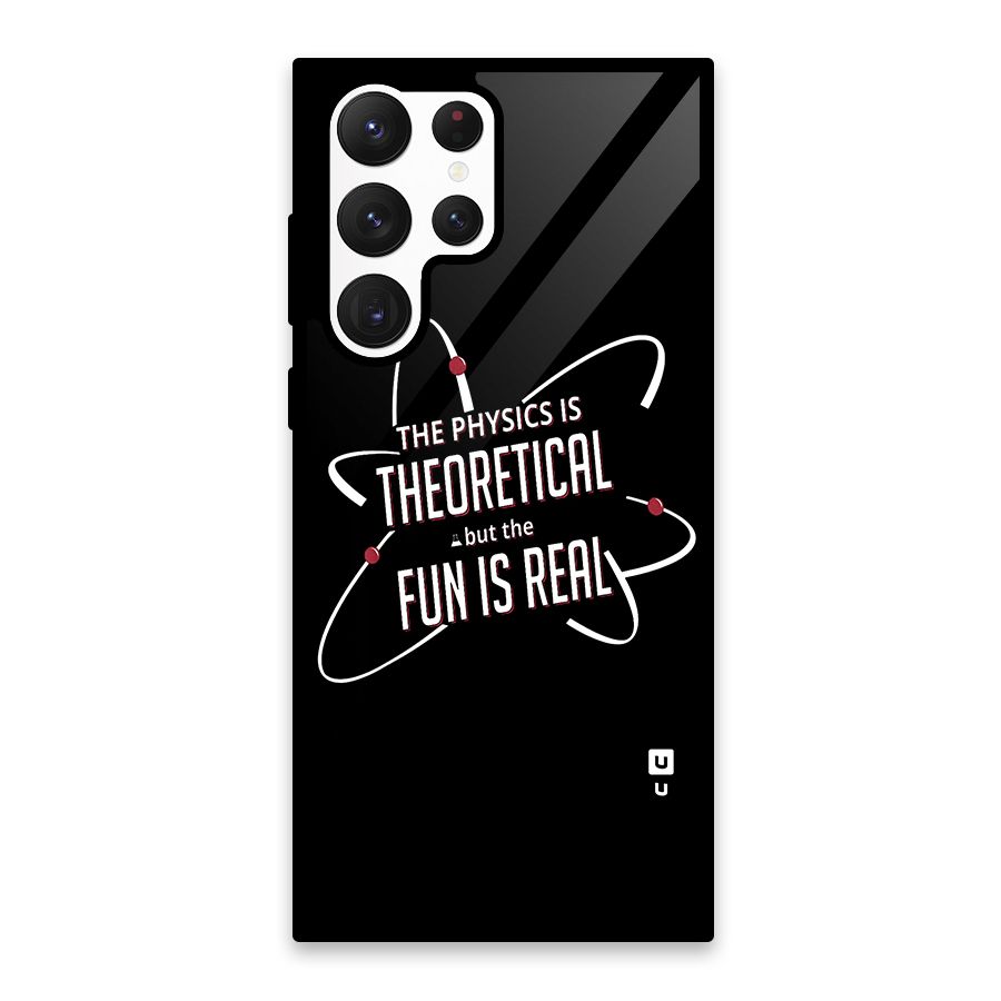 Physics Theoretical Fun Real Glass Back Case for Galaxy S22 Ultra 5G