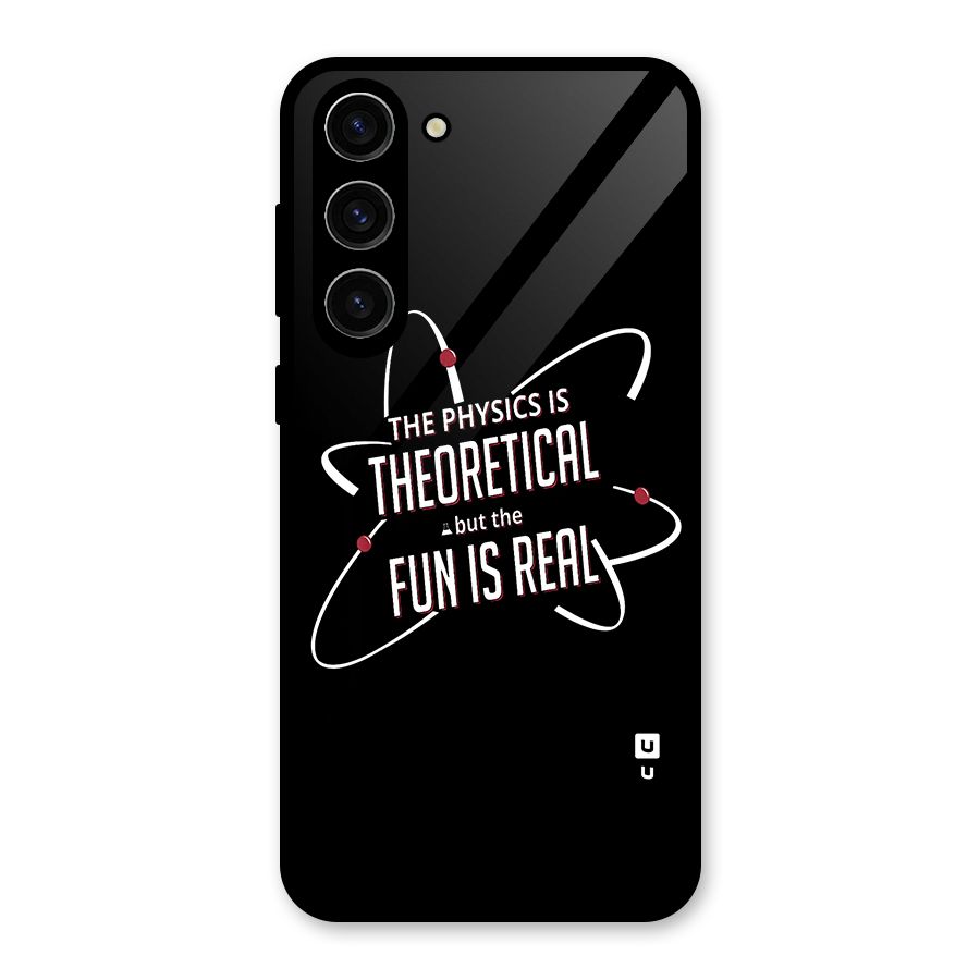 Physics Theoretical Fun Real Glass Back Case for Galaxy S23 Plus
