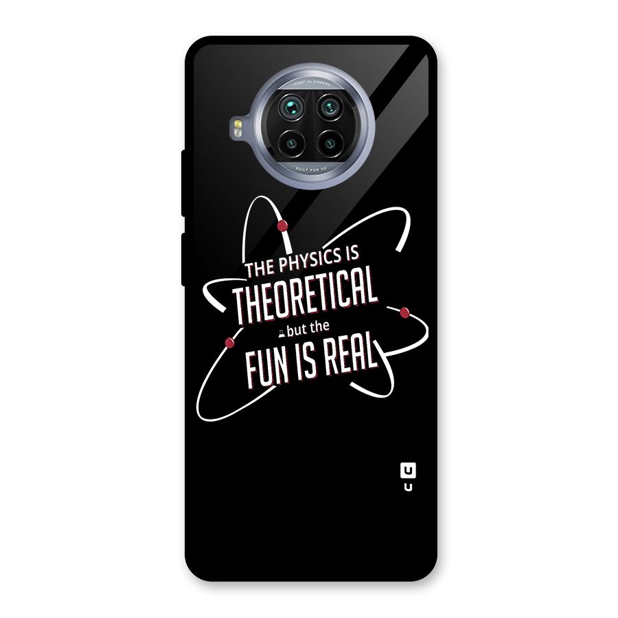 Physics Theoretical Fun Real Glass Back Case for Mi 10i