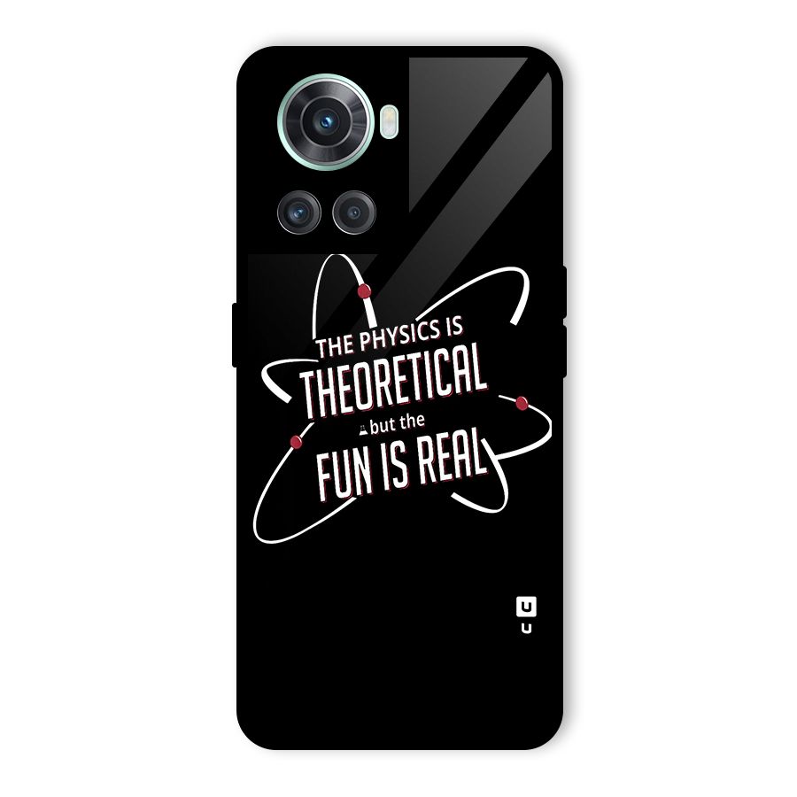 Physics Theoretical Fun Real Glass Back Case for OnePlus 10R