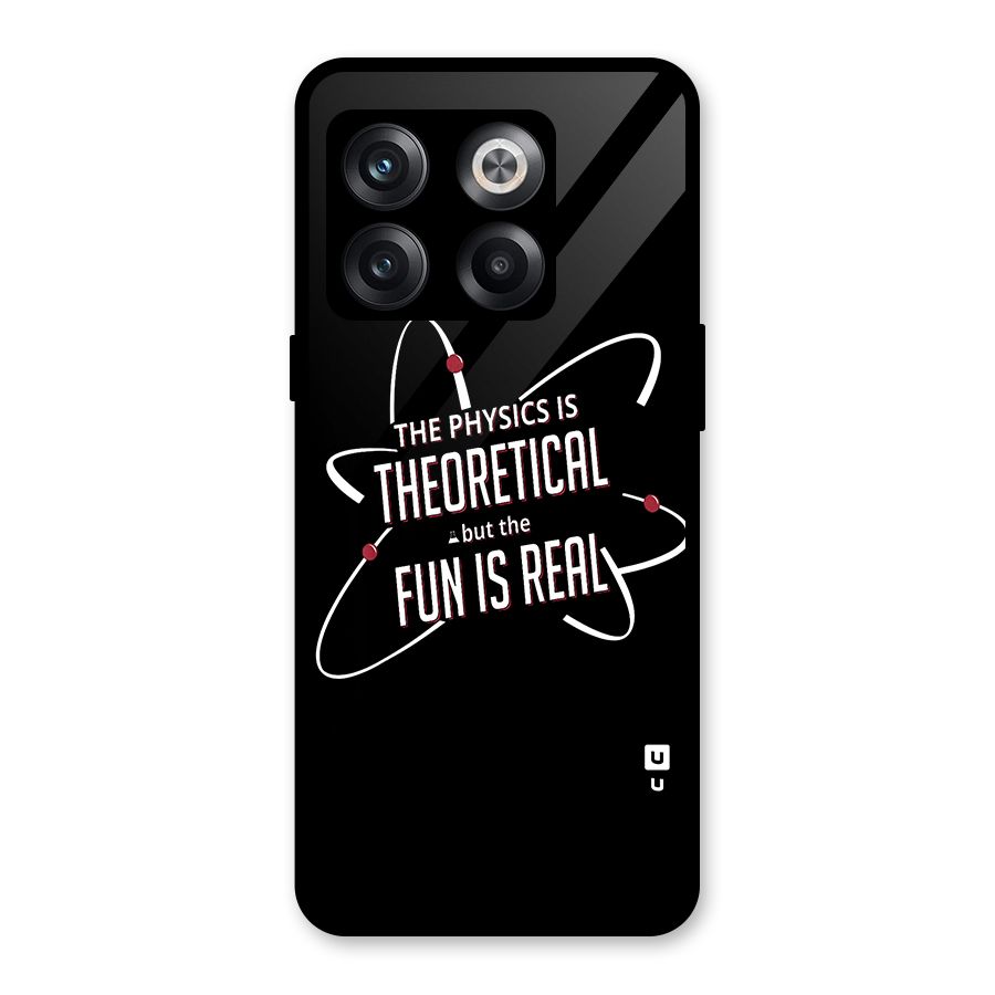 Physics Theoretical Fun Real Glass Back Case for OnePlus 10T