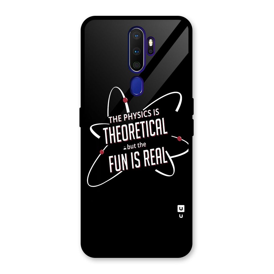 Physics Theoretical Fun Real Glass Back Case for Oppo A9 (2020)