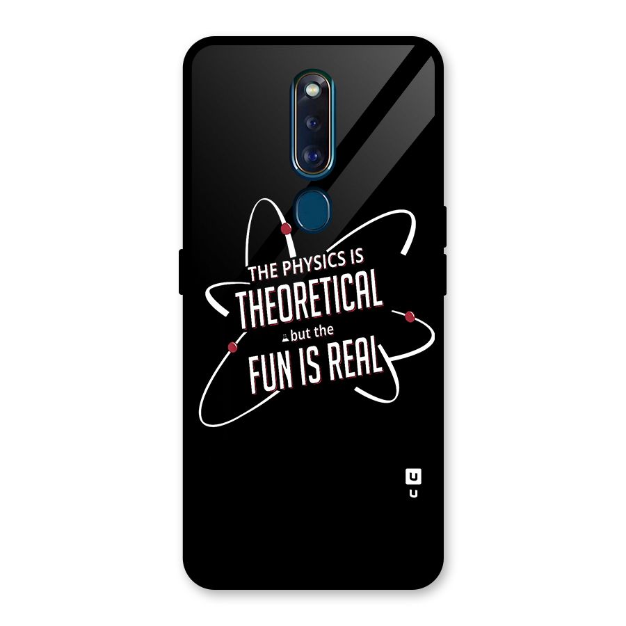 Physics Theoretical Fun Real Glass Back Case for Oppo F11 Pro